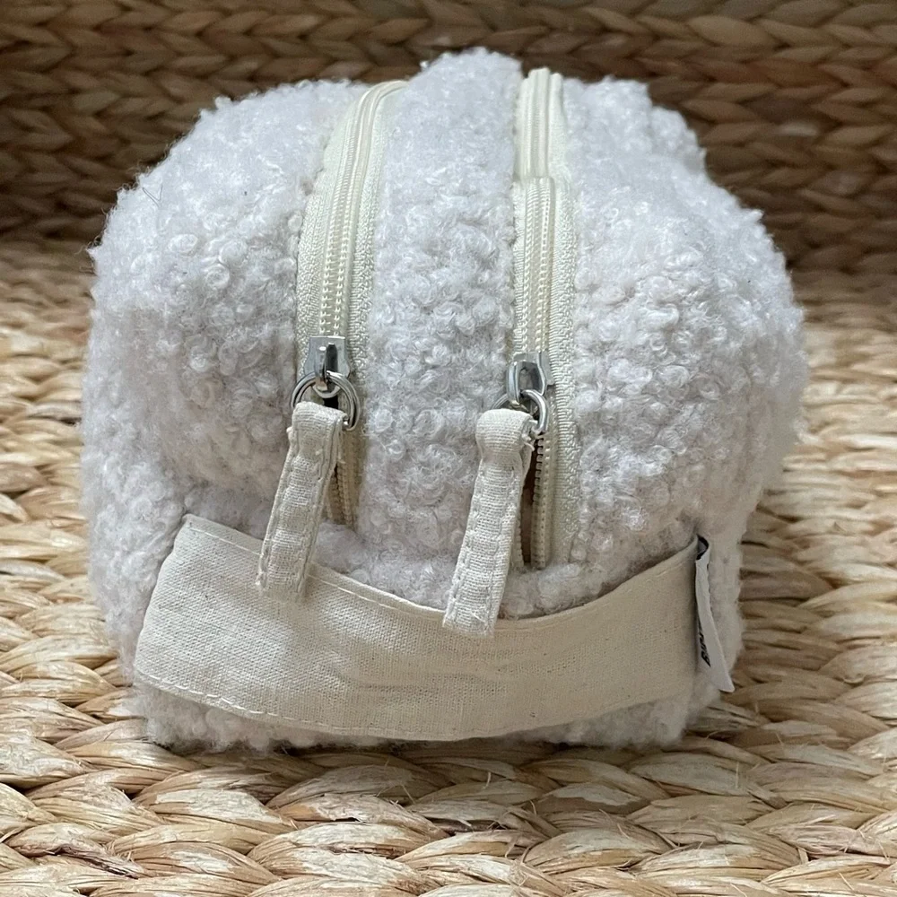 Birkenstock Fluffy / Teddy Cosmetic‎ Bag Cream